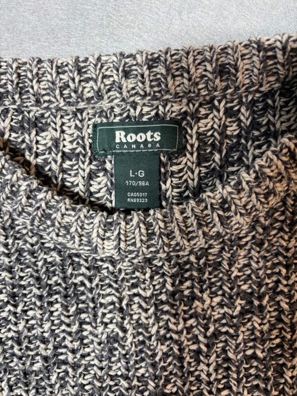 Roots Women’s Knit Cabin Crewneck Sweater with Red Trim - Picture 2 of 10